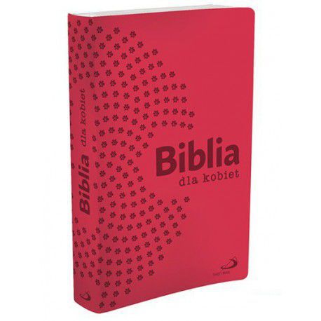 Biblia dla kobiet - paginator, malinowa