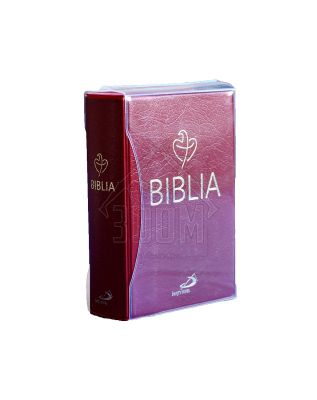 Biblia „Tabor”- kolor bordowy, okładka PVC + Etui