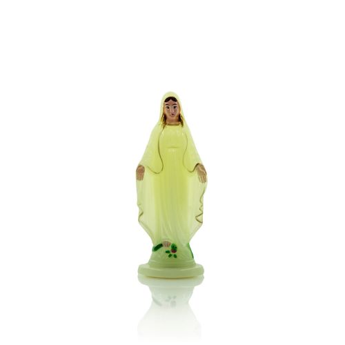 Figurka - fluorescencyjna - Matka Boża Niepokalana - 10 cm
