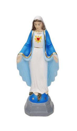 Figurka - Matka Boża Niepokalana z sercem - 25 cm