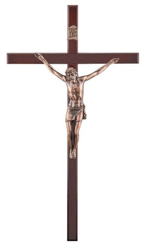 Krzyż zdrewniany - duży 45 cm.