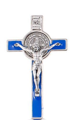 Krzyż Św. Benedykt -  7,3 x 4,2 mm.