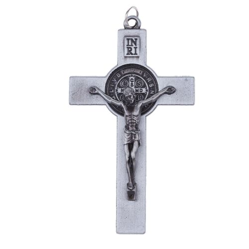 Krzyż - Św. Benedykt  7,5 x 4,3 mm.