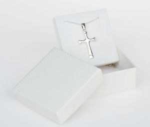 Łańcuszek Srebrny z Krzyżykiem 3,2 cm.