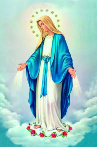 Matka Boża Niepokalana - Obrazek z modlitwą (100 szt)