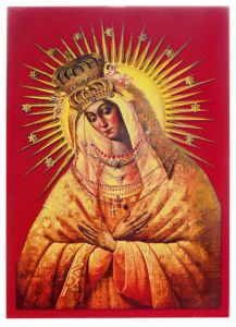 Ikona A5 - Matka Boża Ostrobramska - Modlitwa