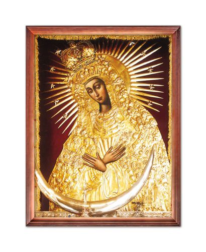 Obraz święty Matka Boża Ostrobramska rama drewniana
