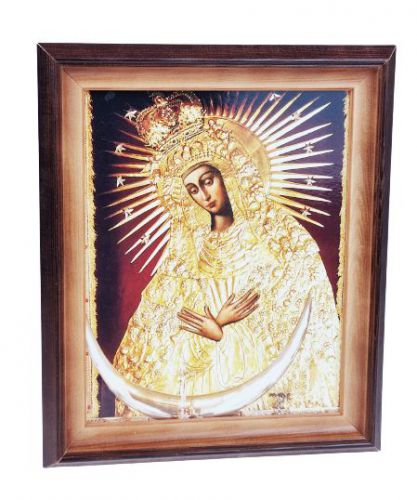 Obraz święty Matka Boża Ostrobramska rama drewniana