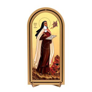 Obraz półokrągły w ramce HDF - Św. Teresa od Jezusa