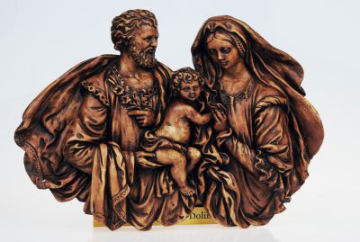 Płaskorzeźba św. Rodzina - gips